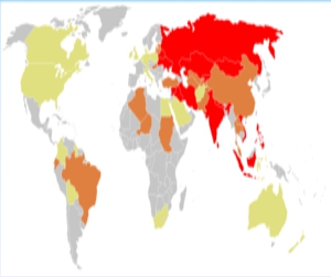 Peta Wilayah Penyebaran Difteri